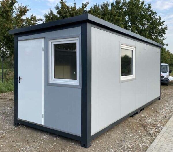 Bürocontainer 6,00 x 2,40m mit WC, Dusche und Teeküche – Bild 3