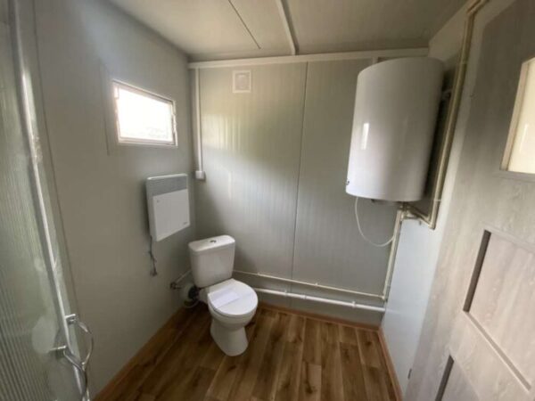 Bürocontainer 6,00 x 2,40m mit WC, Dusche und Teeküche – Bild 9