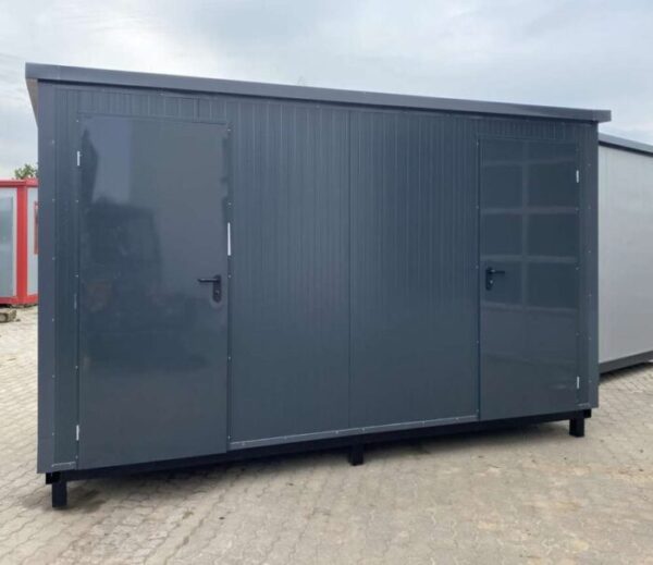 4x2m Sanitärcontainer mit Doppeltoilette und Duschen – Bild 3
