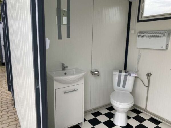 4x2m Sanitärcontainer mit Doppeltoilette und Duschen – Bild 9