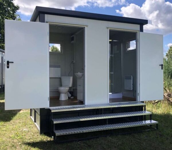 Sanitärcontainer - WC + Dusche + Tank – Bild 3