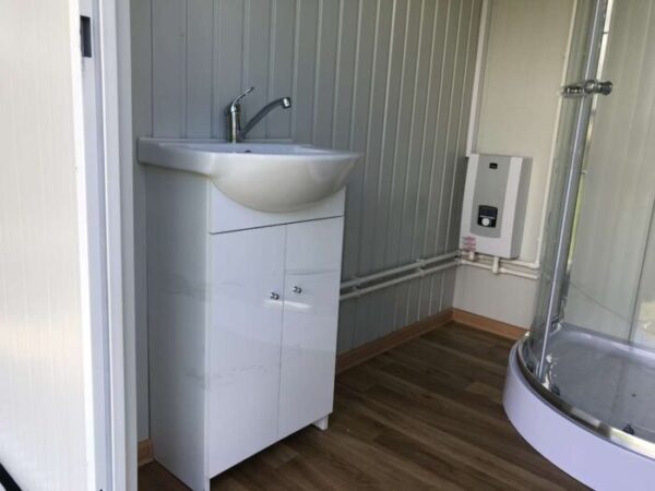 Sanitärcontainer - WC + Dusche + Tank – Bild 13