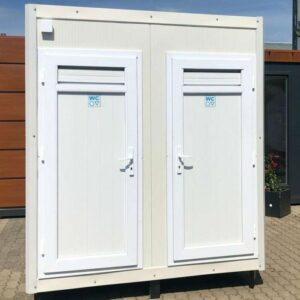 Sanitärcontainer mit zwei Toiletten