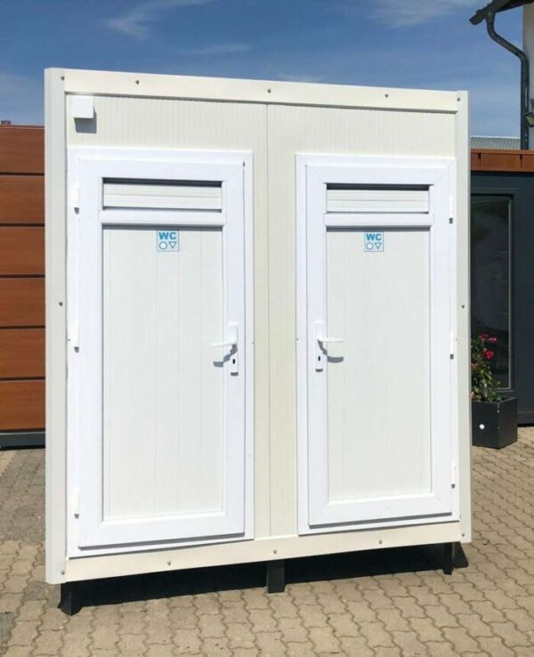 Sanitärcontainer mit zwei Toiletten