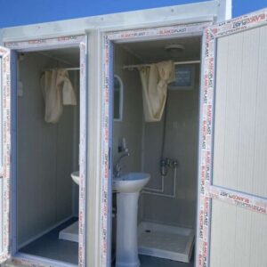 Duschcontainer mit 2 Duschen