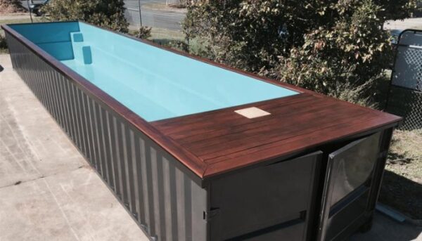 40ft Schiffscontainer-Pool – Bild 3