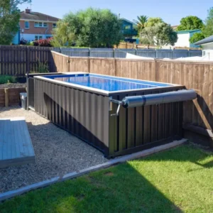 40ft Outdoor-Schiffscontainerpool, mobiler vorgefertigter modifizierter Containerpool