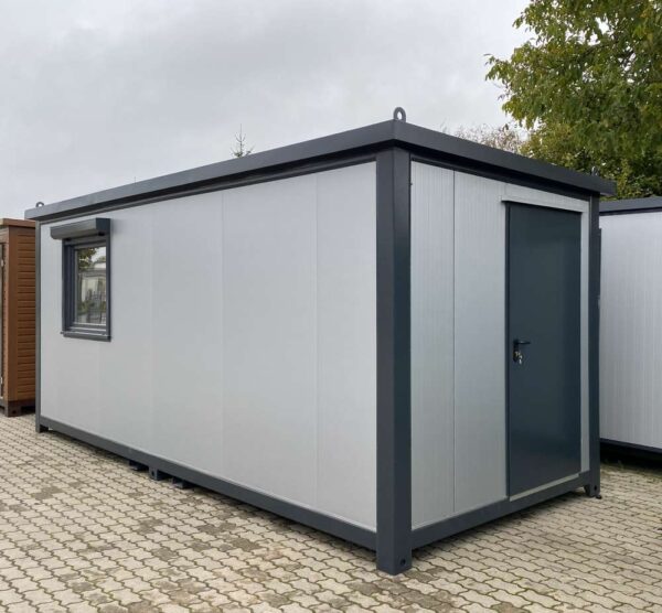 Bürocontainer mit Rollladen 6×2,40 Meter