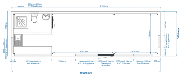 Tiny House / Ferienwohnung 10,00 x 3,00 m – Bild 8