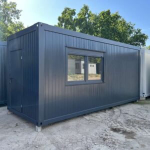Container-Basislager mit Kochnische, WC und Dusche 6,00 x 2,43m