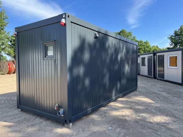 Container-Basislager mit Kochnische, WC und Dusche 6,00 x 2,43m – Bild 2