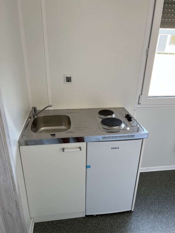 Container-Basislager mit Kochnische, WC und Dusche 6,00 x 2,43m – Bild 8