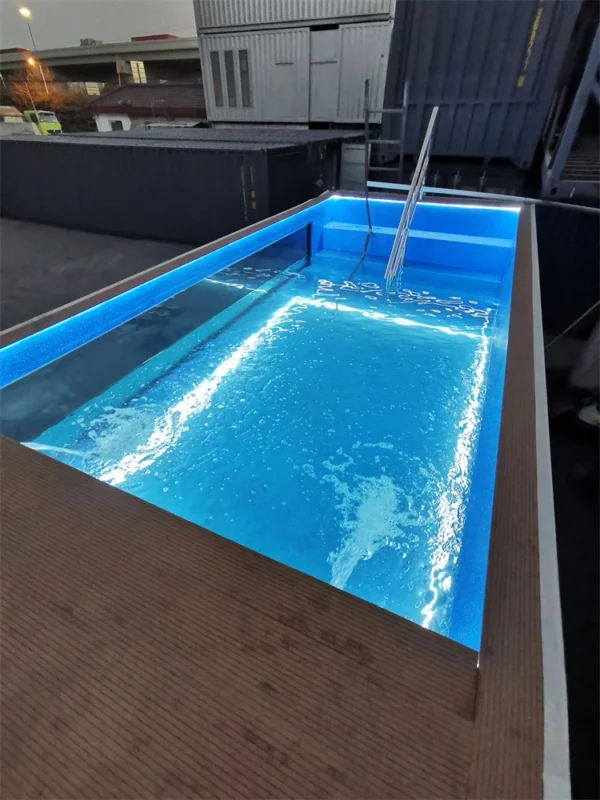 20-Fuß-Schwimmbeckencontainer mit Innenwand – Bild 5