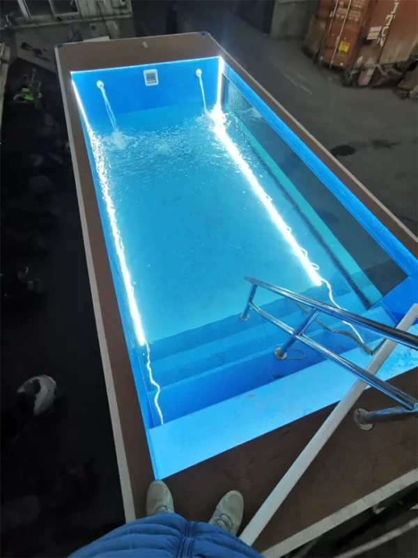 20-Fuß-Schwimmbeckencontainer mit Innenwand – Bild 2
