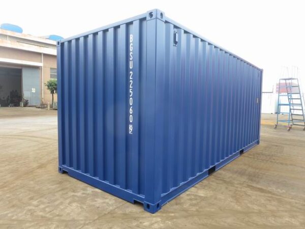 20 Fuß blauer Container – Bild 4