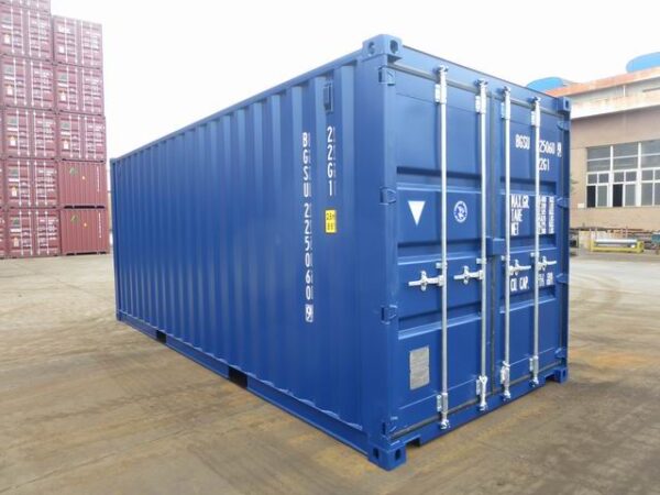 20 Fuß blauer Container – Bild 5