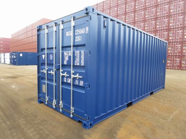 20 Fuß blauer Container – Bild 6