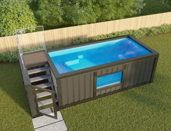 Swimmingpool aus Schiffscontainern